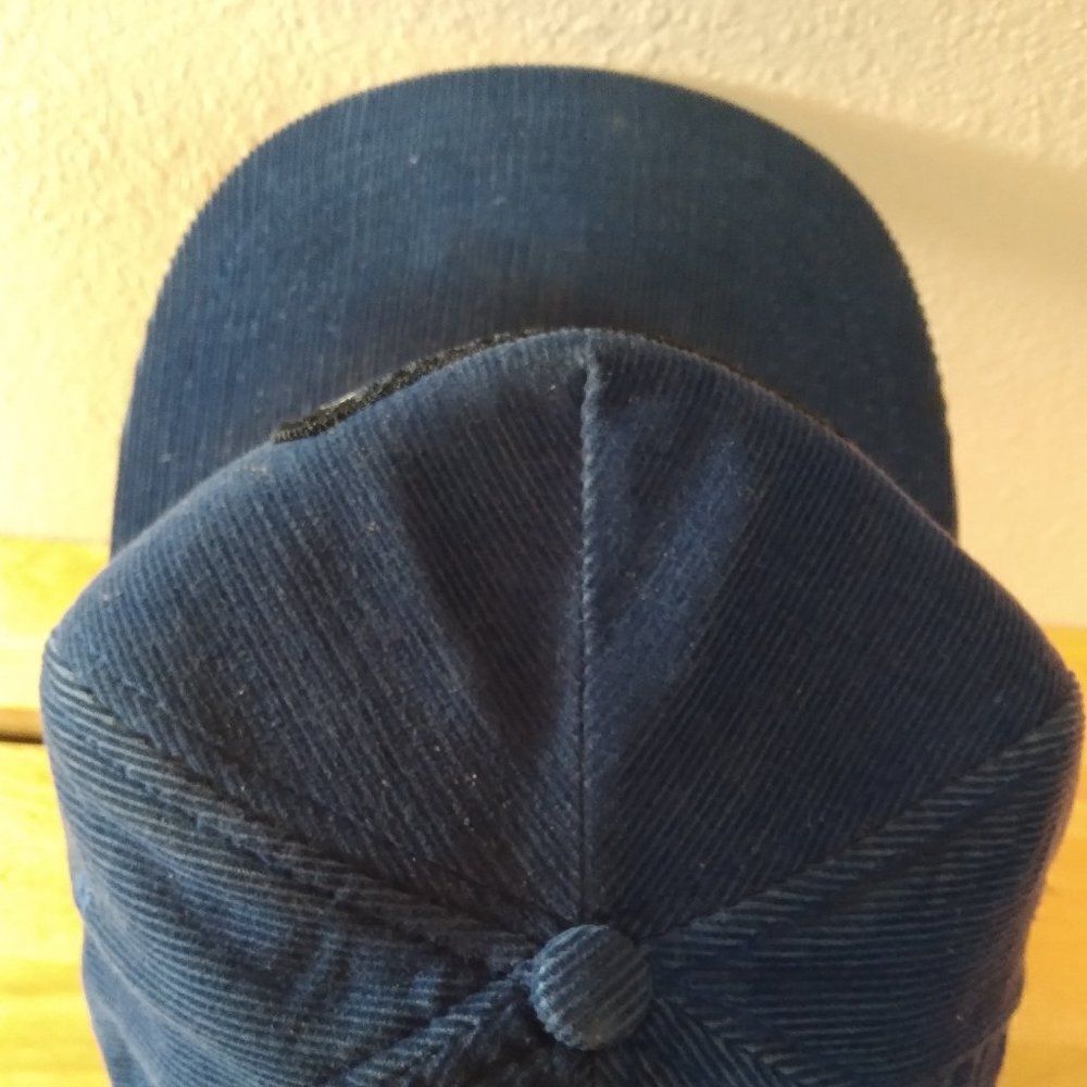 Deadstcok Vintage Martech Patch Corduroy Strap Back Hat - Picture 6 of 8